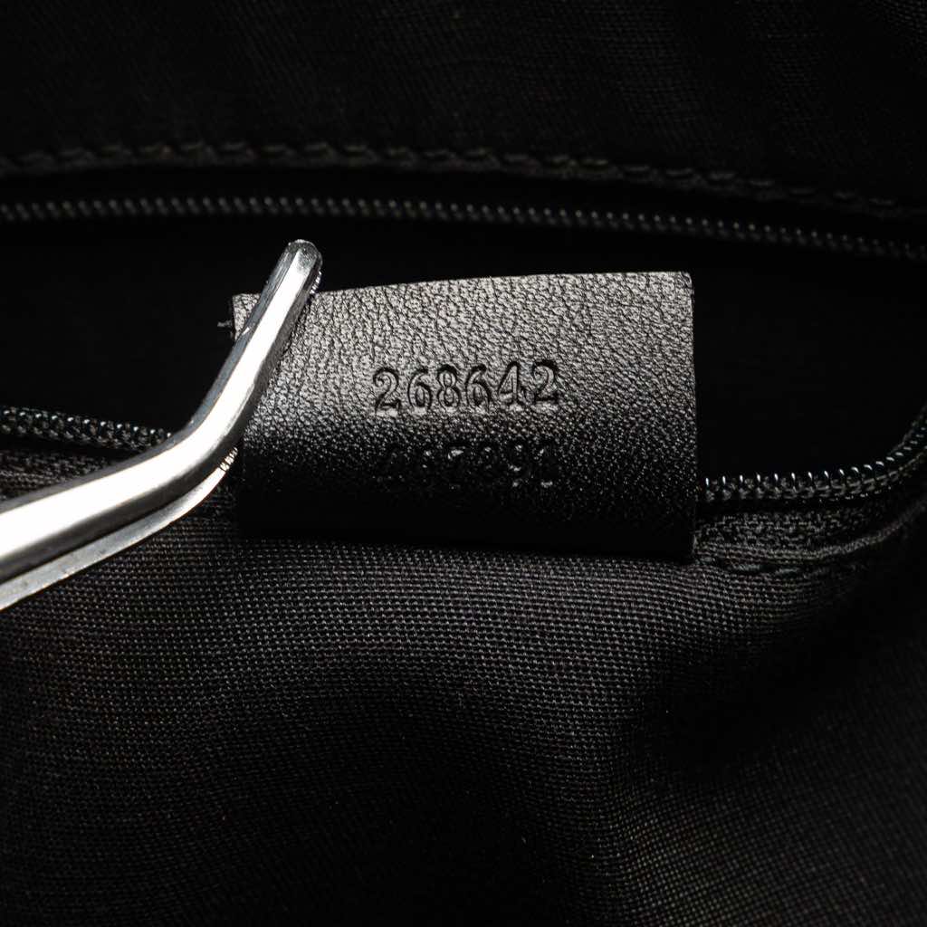 Gucci Embossed Leather Horsebit Abbey D Ring Crossbody - Detail 1