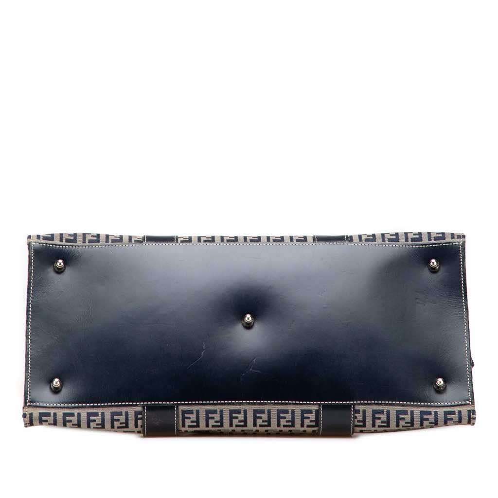 Fendi Zucchino Canvas Handbag - Image 6