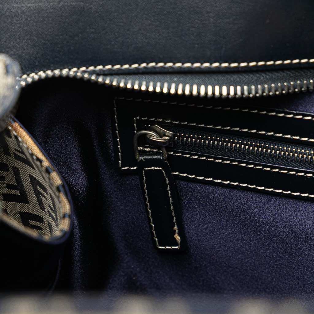 Fendi Zucchino Canvas Handbag - Detail 1