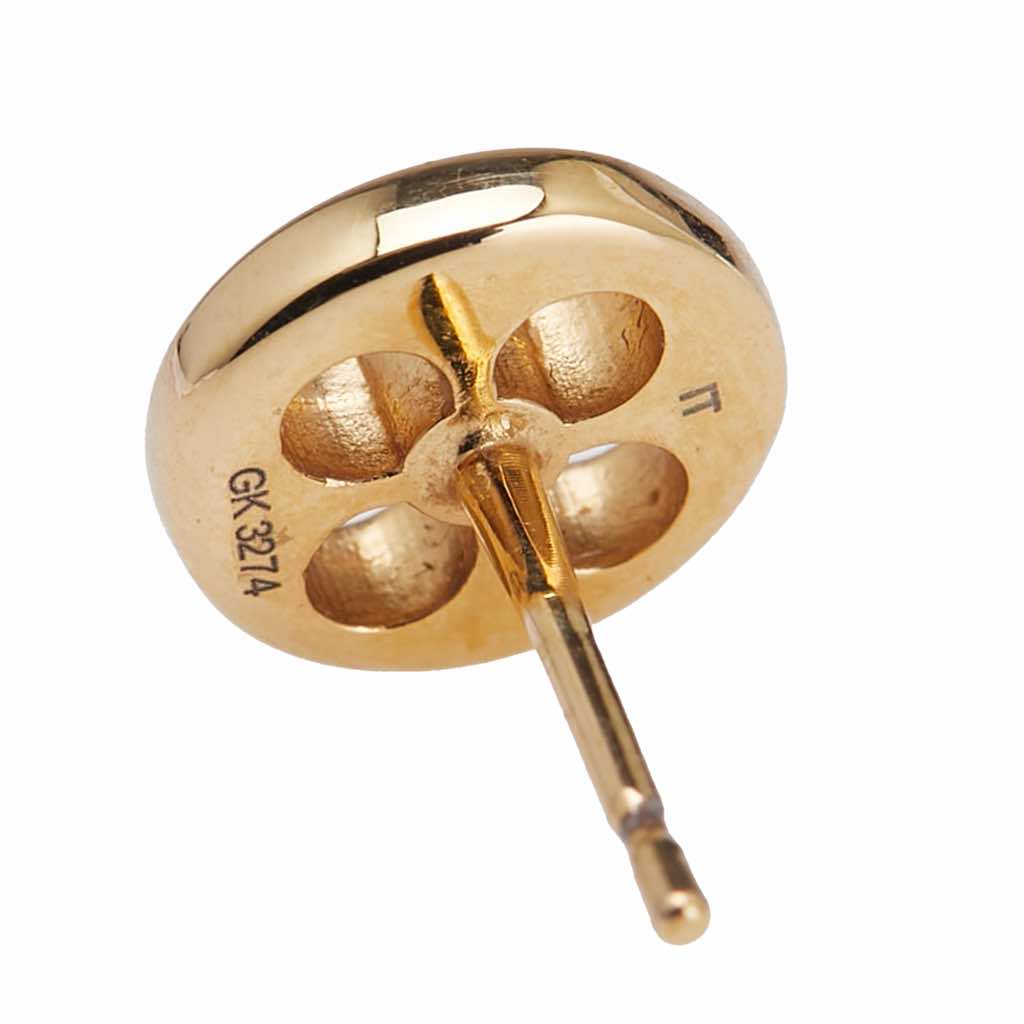 Louis Vuitton Gold Plated Crazy in Lock and Essential V Push Back Earrings - 4
