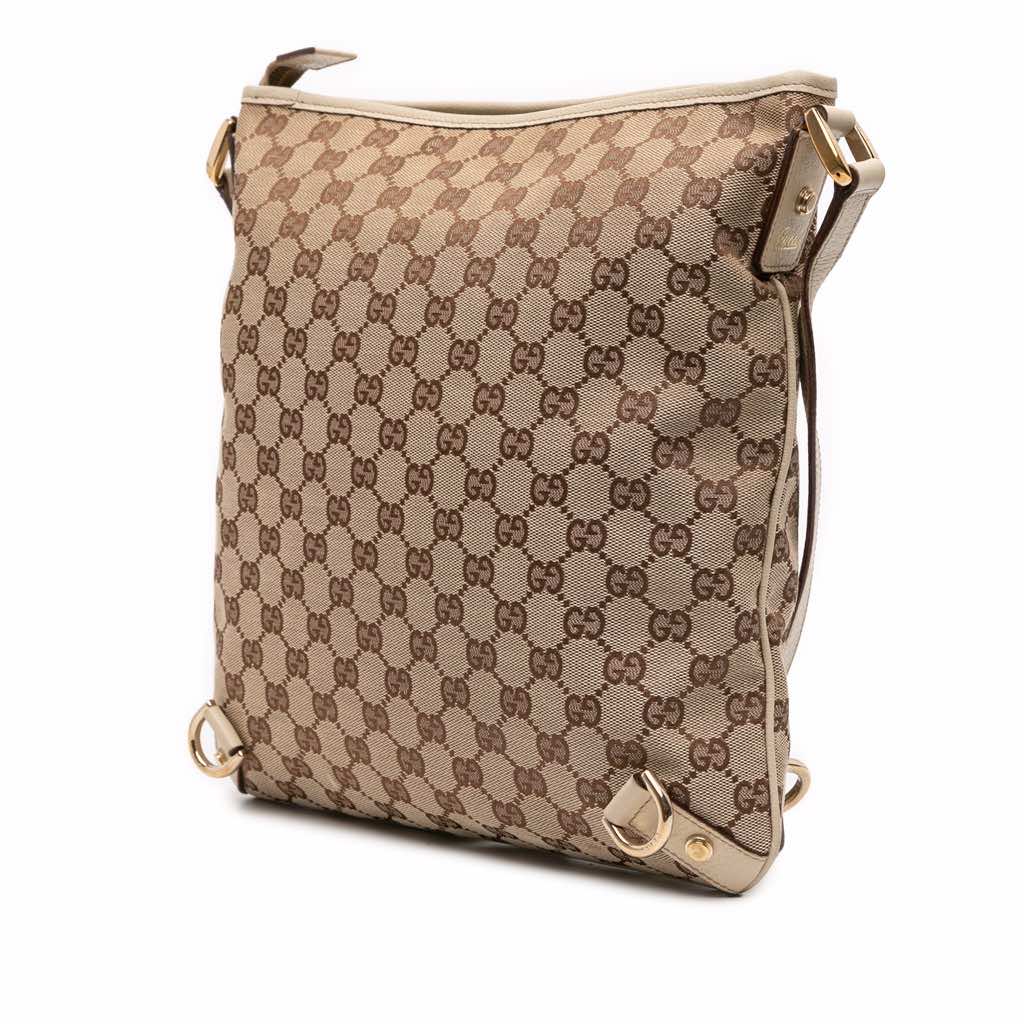 Gucci GG Canvas Abbey D Ring Crossbody - Back view