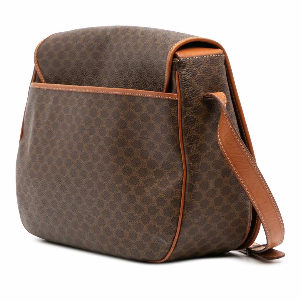 Celine Macadam Coated Canvas Crossbody - 2