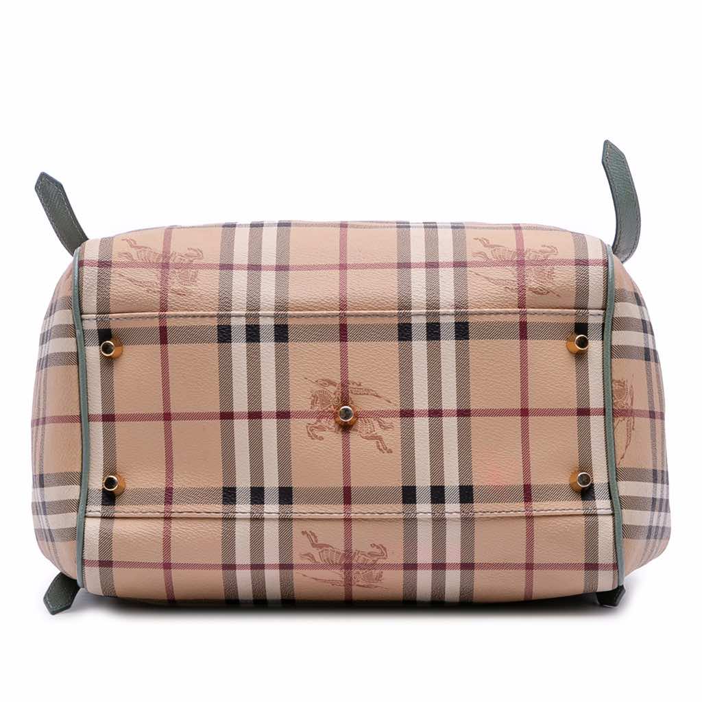 Burberry Small Haymarket Check Coated Canvas Canterbury Tote - 3