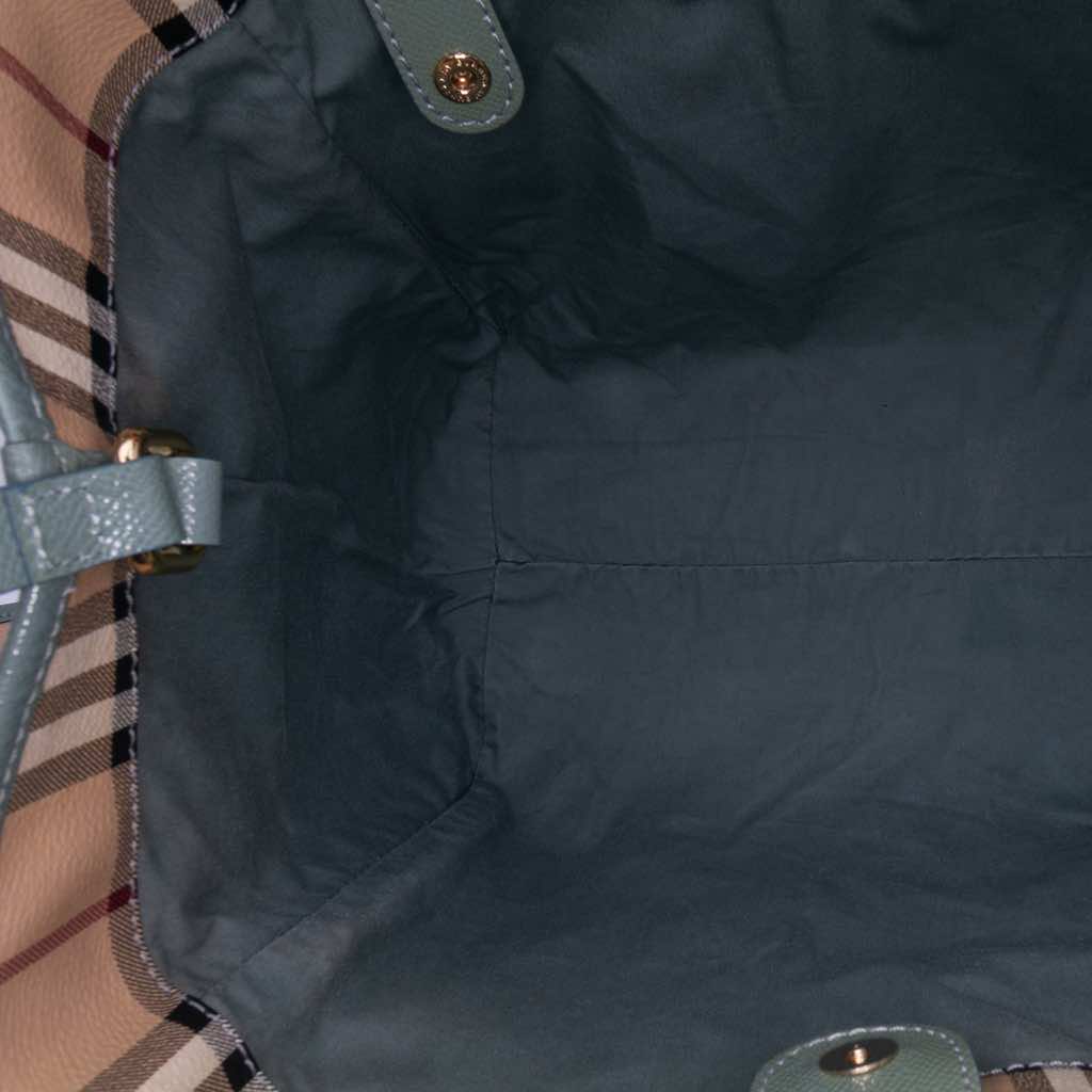 Burberry Small Haymarket Check Coated Canvas Canterbury Tote - 4