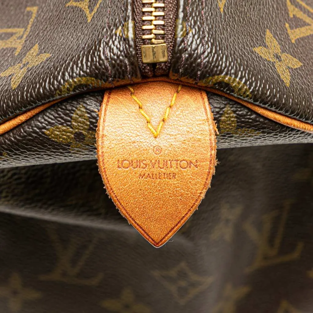 Louis Vuitton Monogram Speedy 30 Brown Canvas Fair - Box View