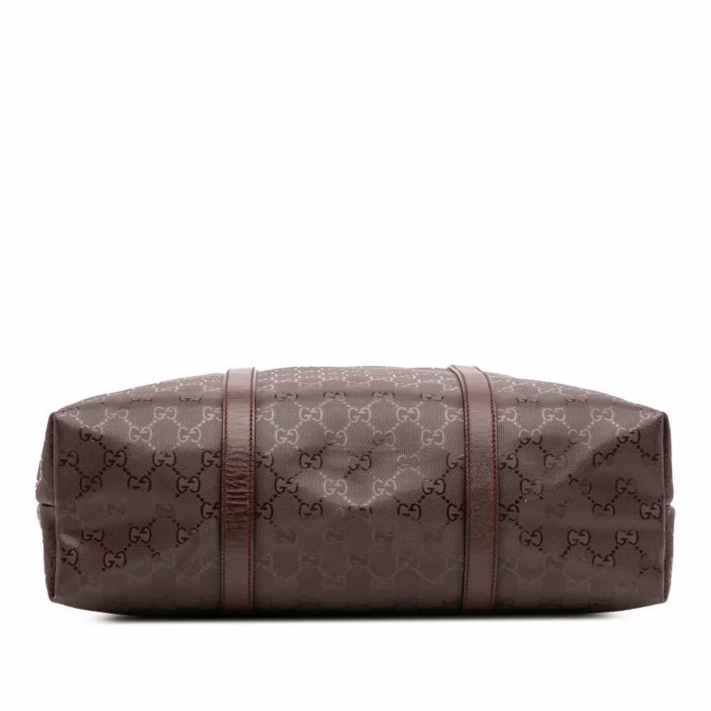 Gucci GG Imprime Joy Vertical Tote Red Canvas Good - Inside View