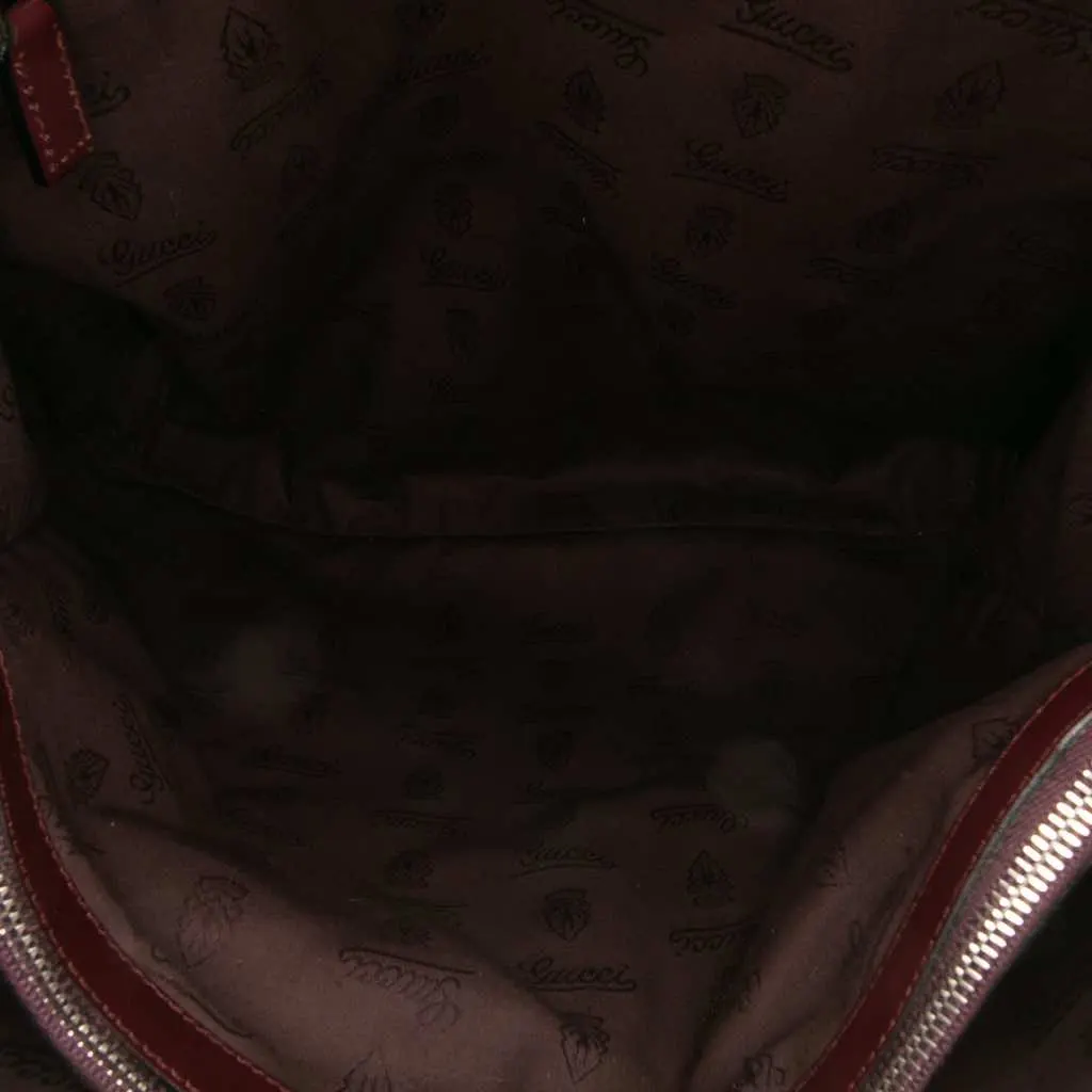 Gucci GG Imprime Joy Vertical Tote Red Canvas Good - Model View