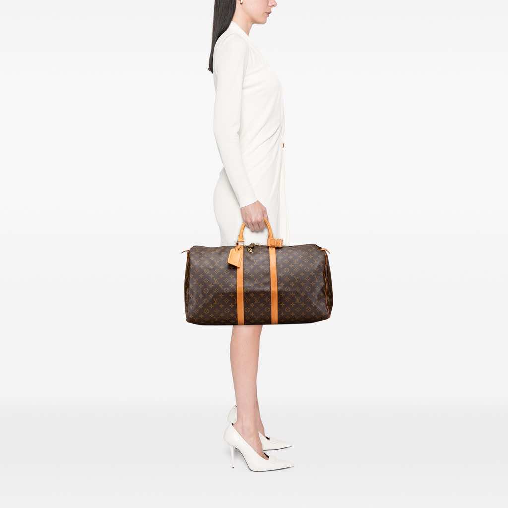 Louis Vuitton Monogram Keepall 55 - Image 13