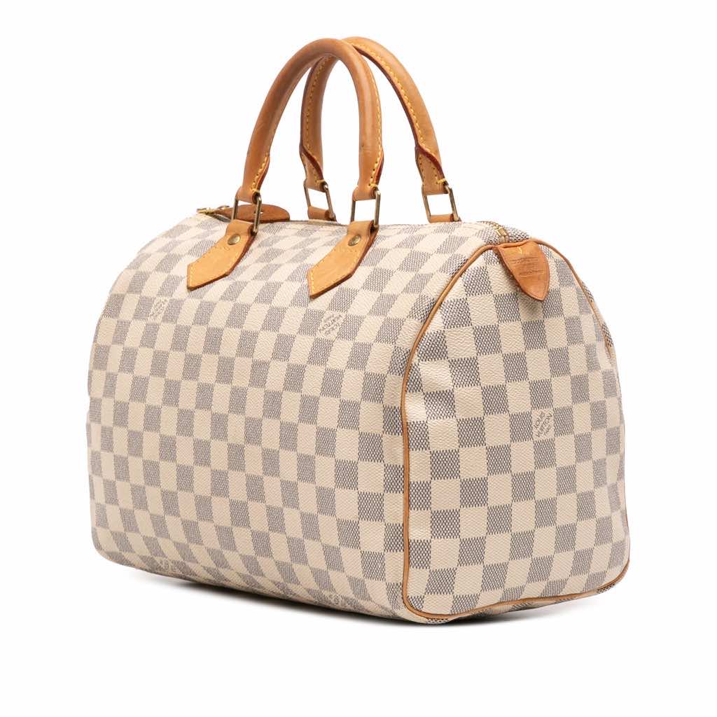 Louis Vuitton Damier Azur Speedy 30 - Back view