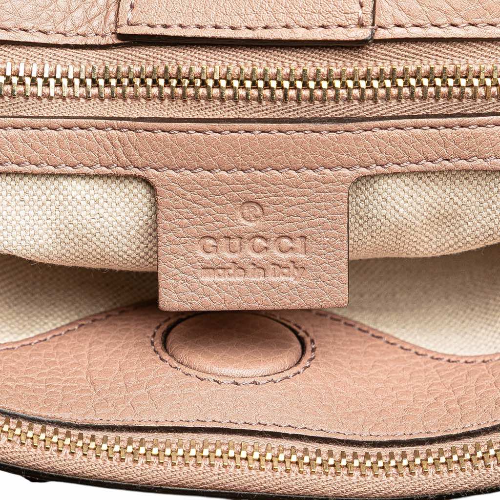Gucci Medium Calfskin Bamboo Shopper Satchel - Detail 2