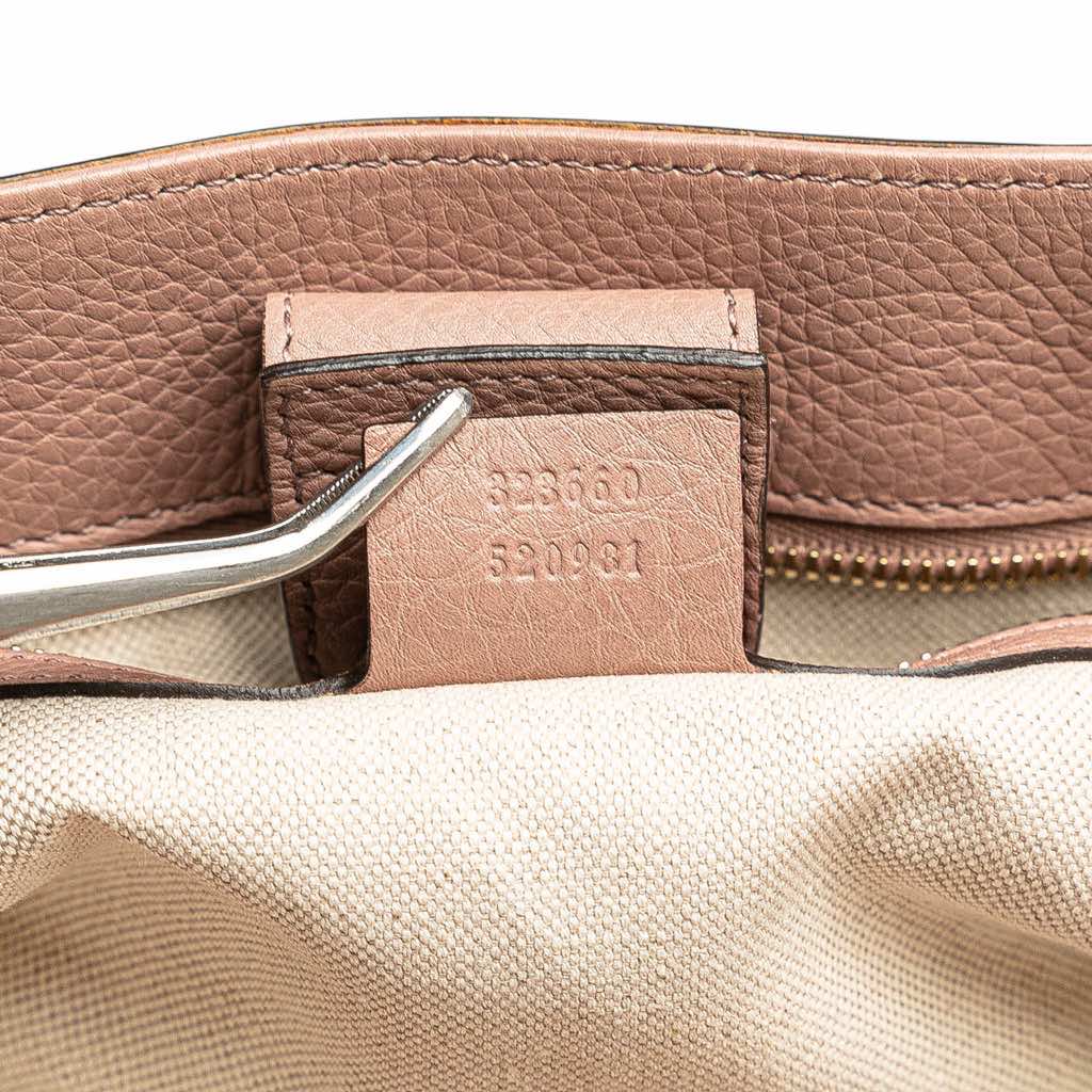 Gucci Medium Calfskin Bamboo Shopper Satchel - Image 10