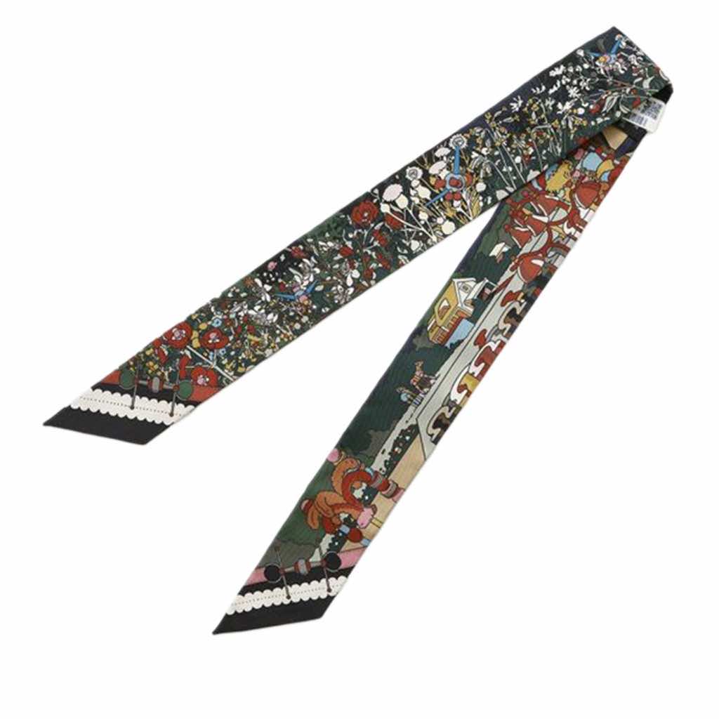 Hermès Pony Pit Stop Silk Twilly Scarf - 3