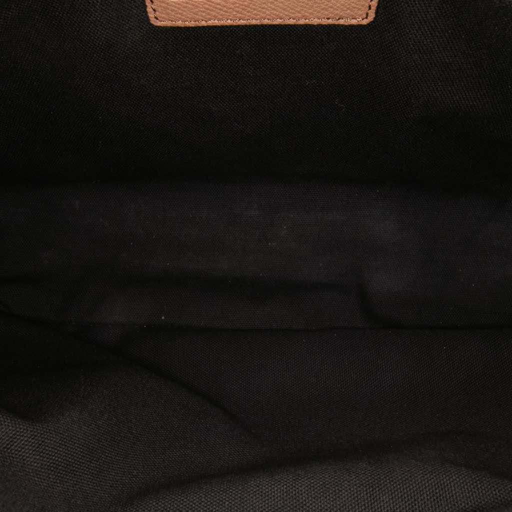 Burberry Medium Leather and House Check Banner Satchel - Side view
