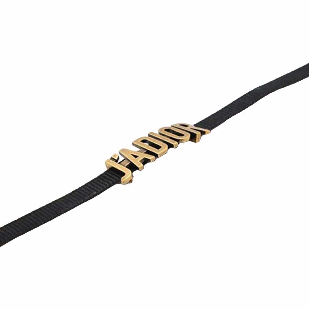 Dior Nylon Grosgrain Ribbon JAdior Choker Necklace - Image 6