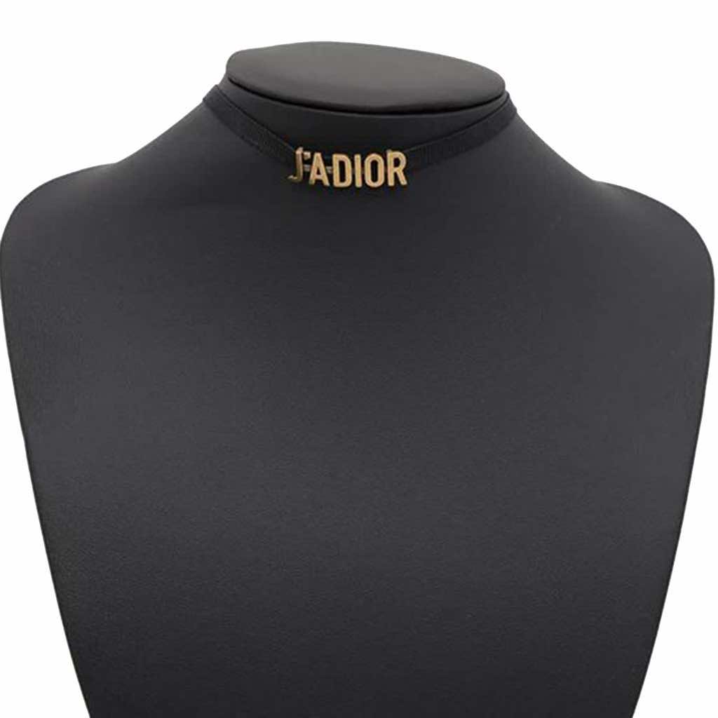 Dior Nylon Grosgrain Ribbon JAdior Choker Necklace - Image 10