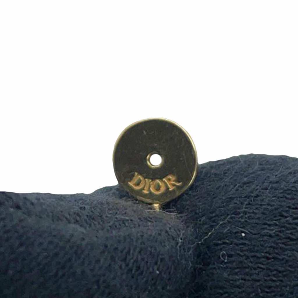 Dior Gold Plated Crystal And Faux Pearl My ABCDior Tribales Single Earring - Side view