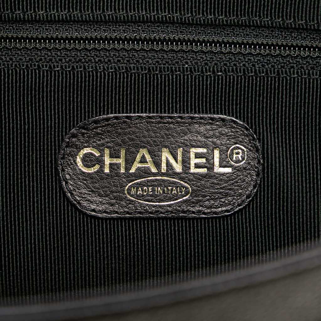 Chanel Triple CC Caviar Tote - Side view