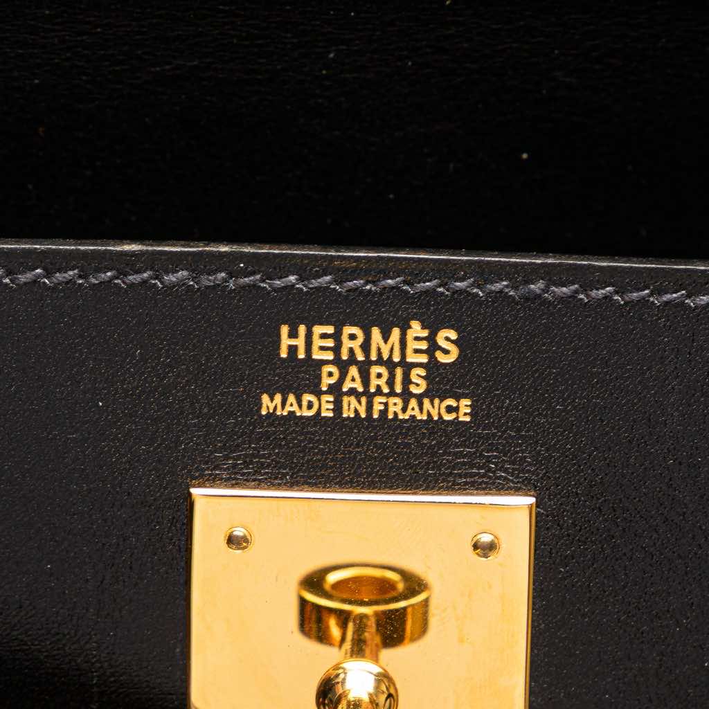 Hermès Box Calf Kelly Retourne 32 - Side view