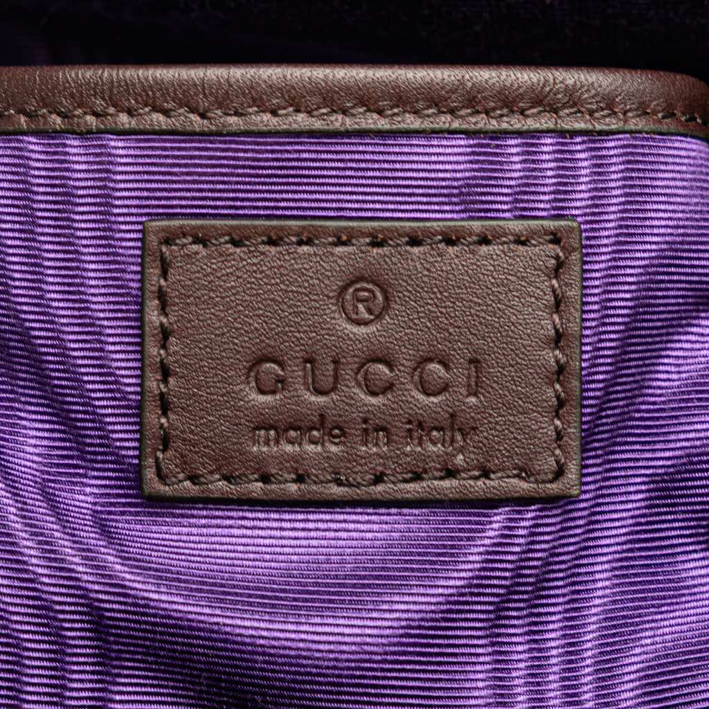 Gucci GG Supreme Ophidia Virgo Top Handle Bag - Side view