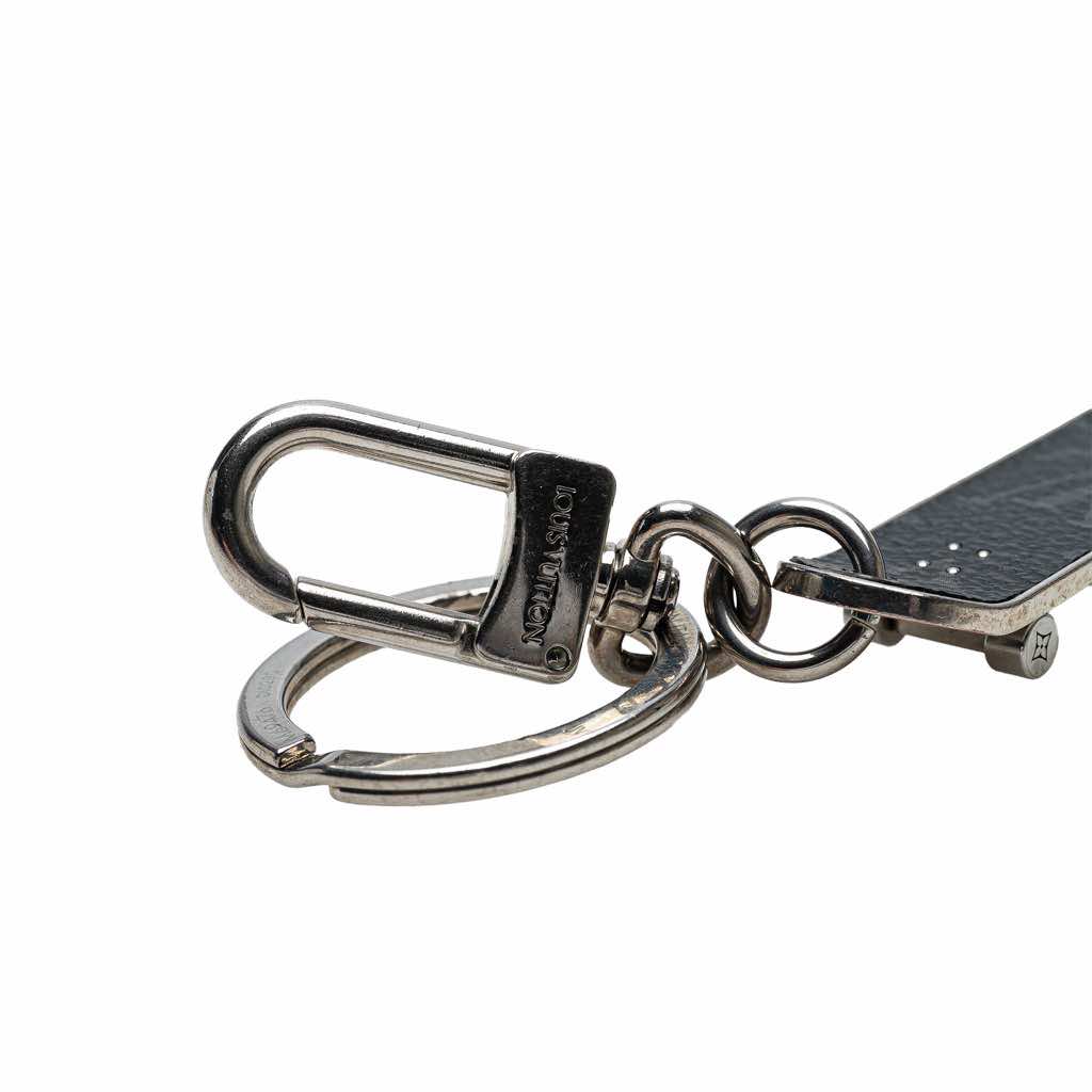 Louis Vuitton Monogram Eclipse Skateboard Bag Charm and Key Holder - Side view