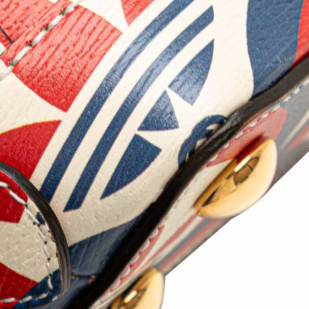 Gucci Adidas Mini Leather Horsebit 1955 Top Handle Bag - Detail 2