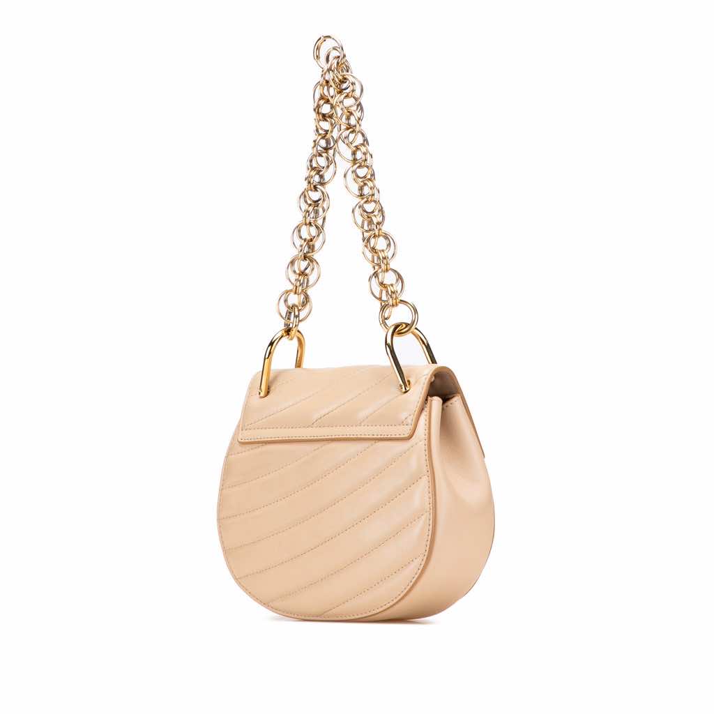 Chloé Mini Leather Drew Bijou Satchel - Back view