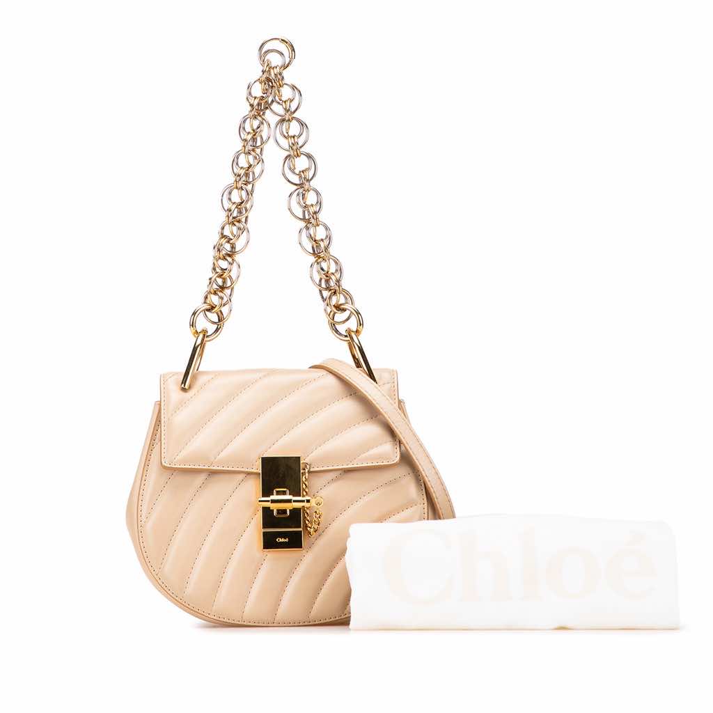Chloé Mini Leather Drew Bijou Satchel - Image 12