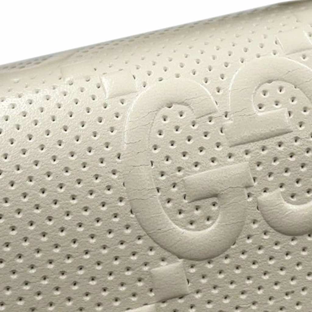Gucci GG Embossed Flap Satchel - Image 10