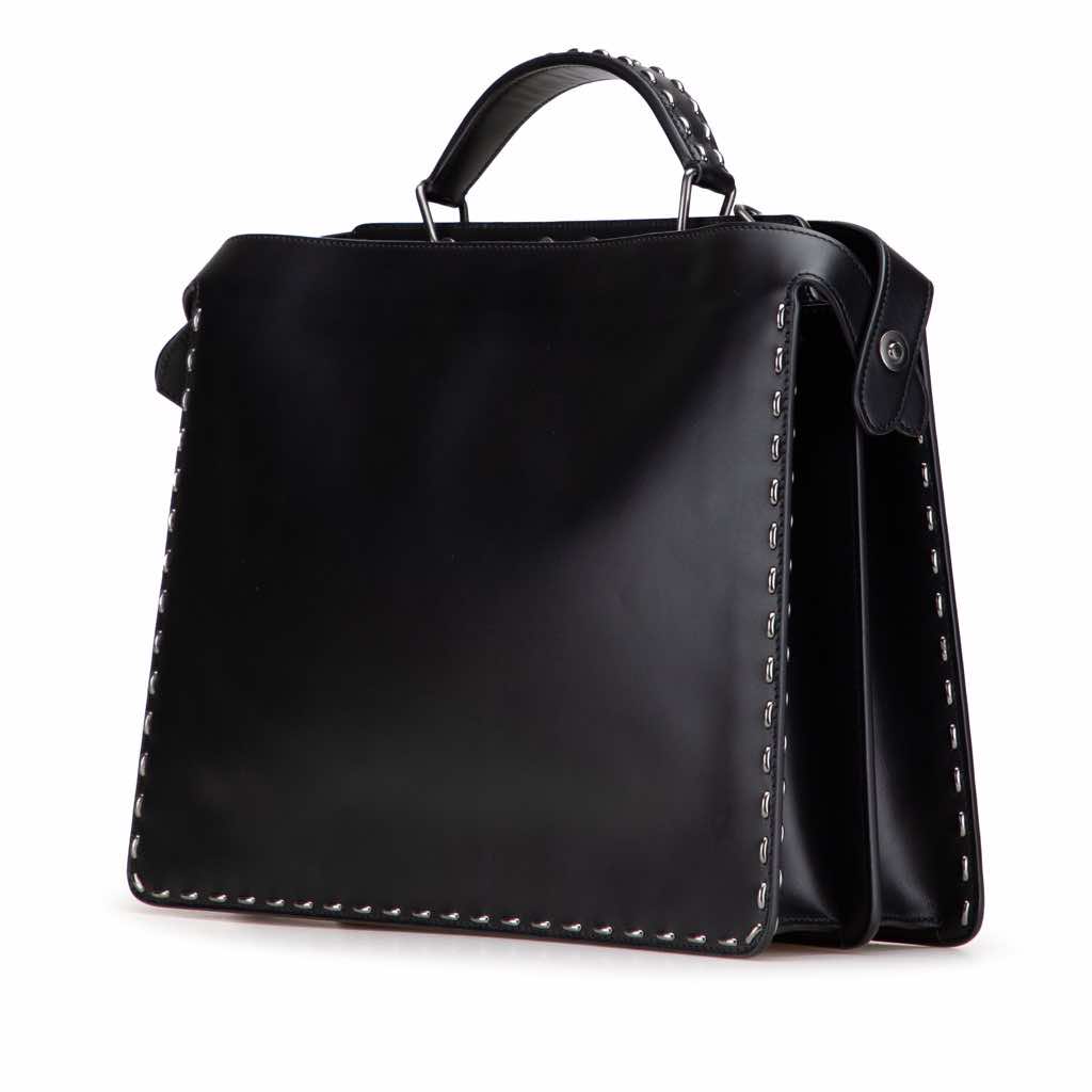 Fendi Studded Leather Peekaboo ISeeU Briefcase - 2