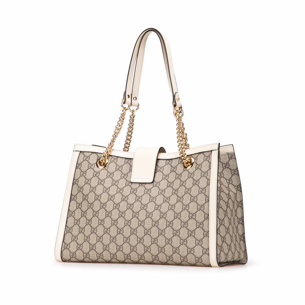 Gucci Large GG Supreme Padlock Tote - 2