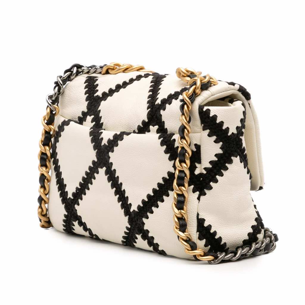 Chanel Medium Crochet Calfskin 19 Flap - 2
