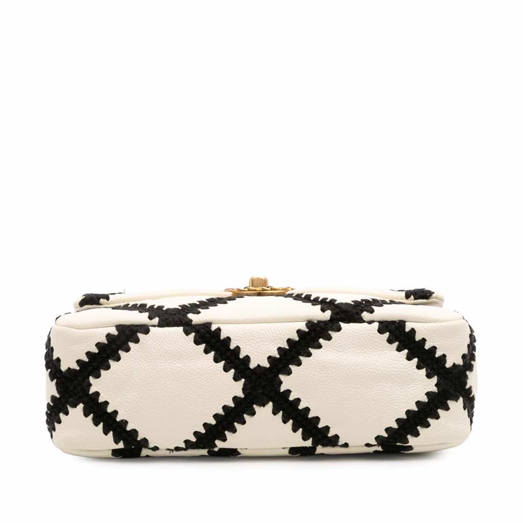 Chanel Medium Crochet Calfskin 19 Flap - 3