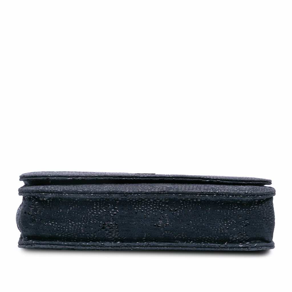 Chanel Lace Overlay Goatskin Wallet On Chain - Image 6