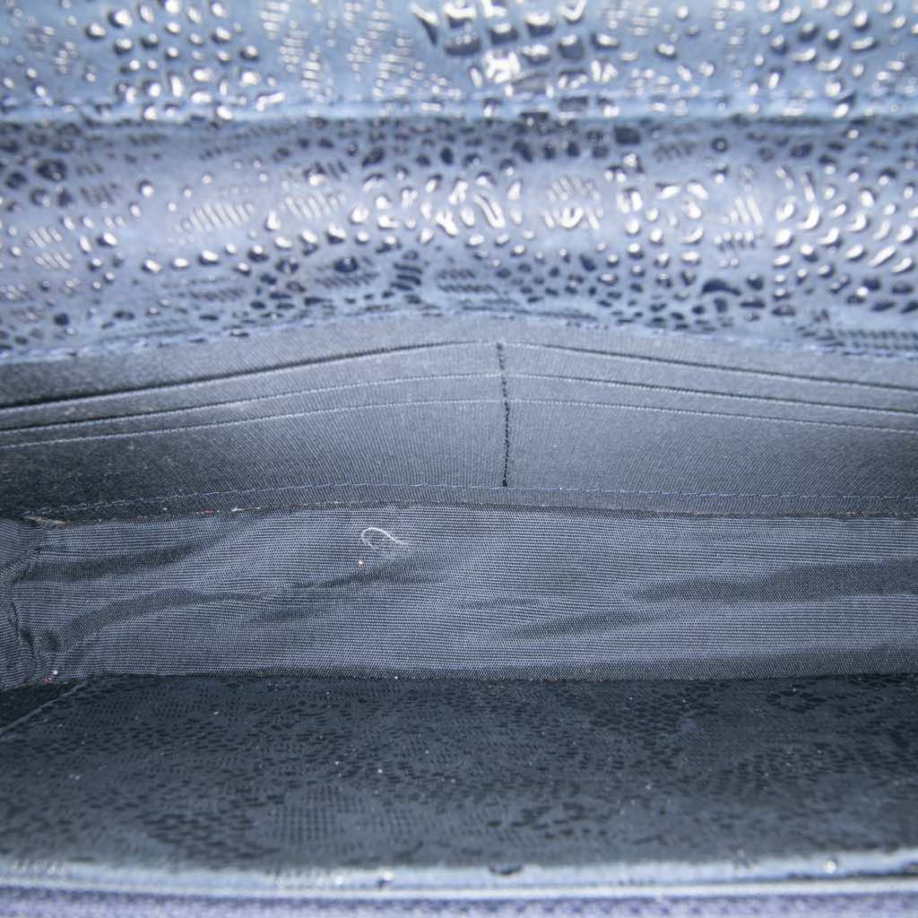 Chanel Lace Overlay Goatskin Wallet On Chain - 4