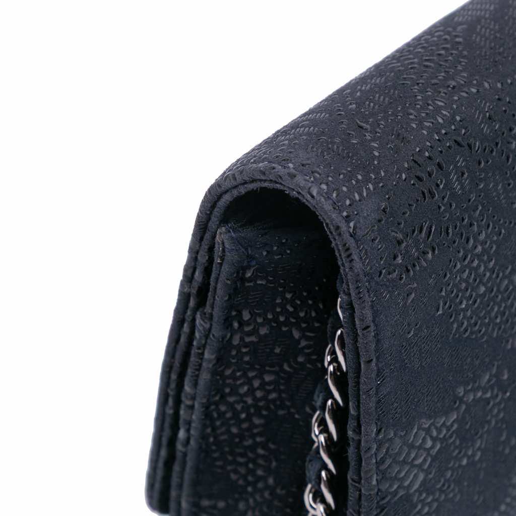 Chanel Lace Overlay Goatskin Wallet On Chain - Image 10