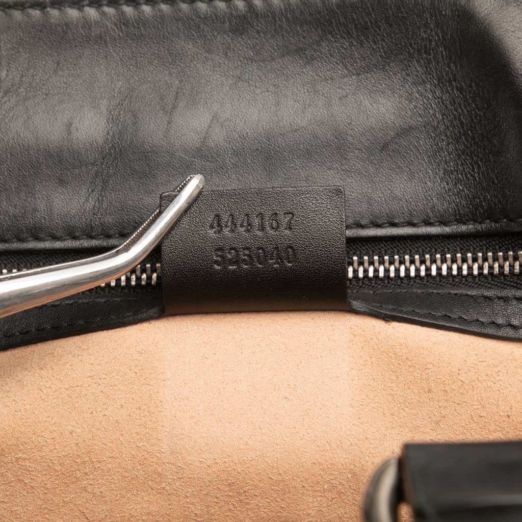 Gucci Large Calfskin Dionysus Web Top Handle Bag - Detail 1