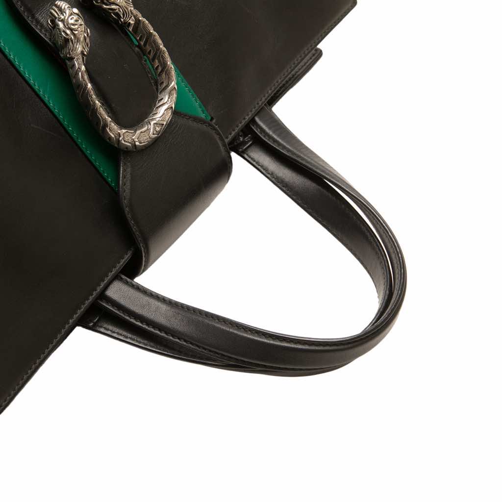 Gucci Large Calfskin Dionysus Web Top Handle Bag - Image 10