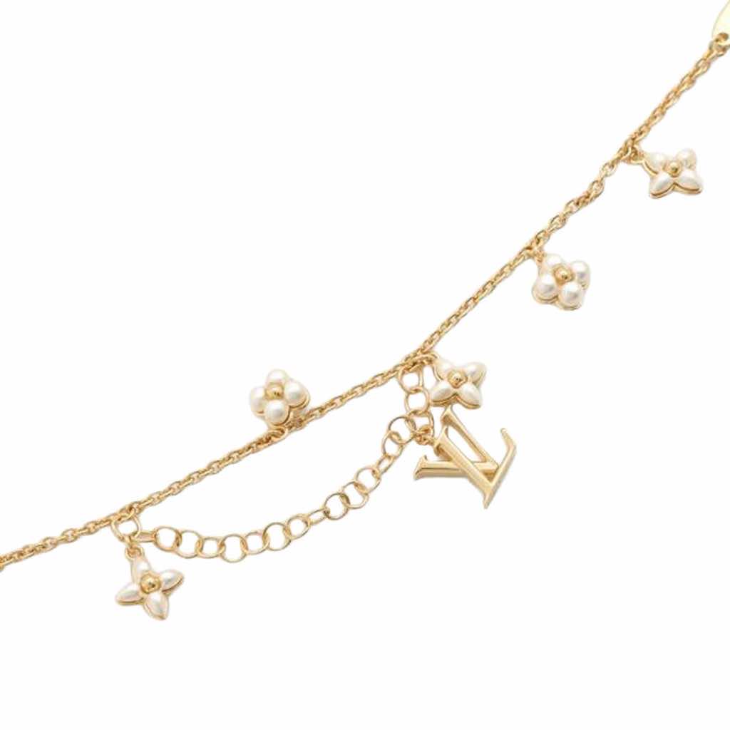 Louis Vuitton Gold Plated LV Floragram Bracelet - 2