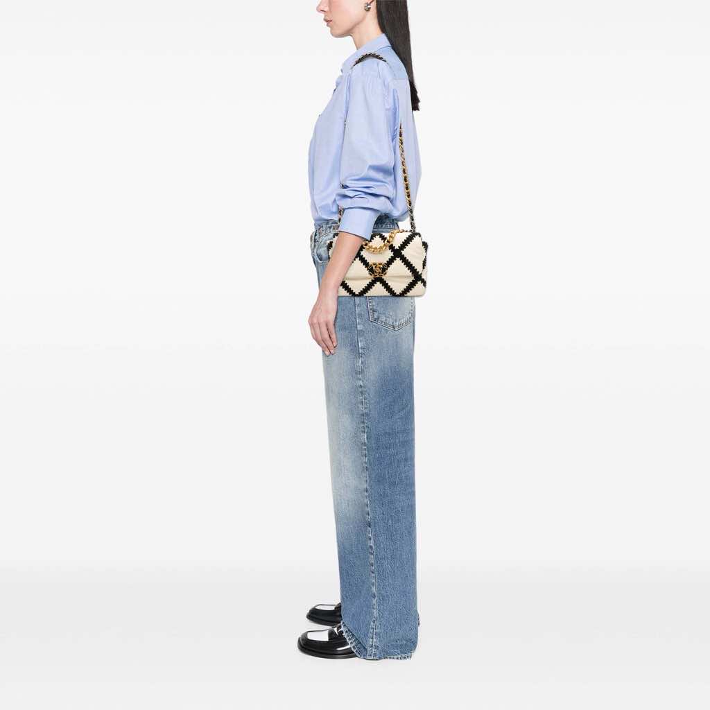 Chanel Medium Crochet Calfskin 19 Flap - Image 13