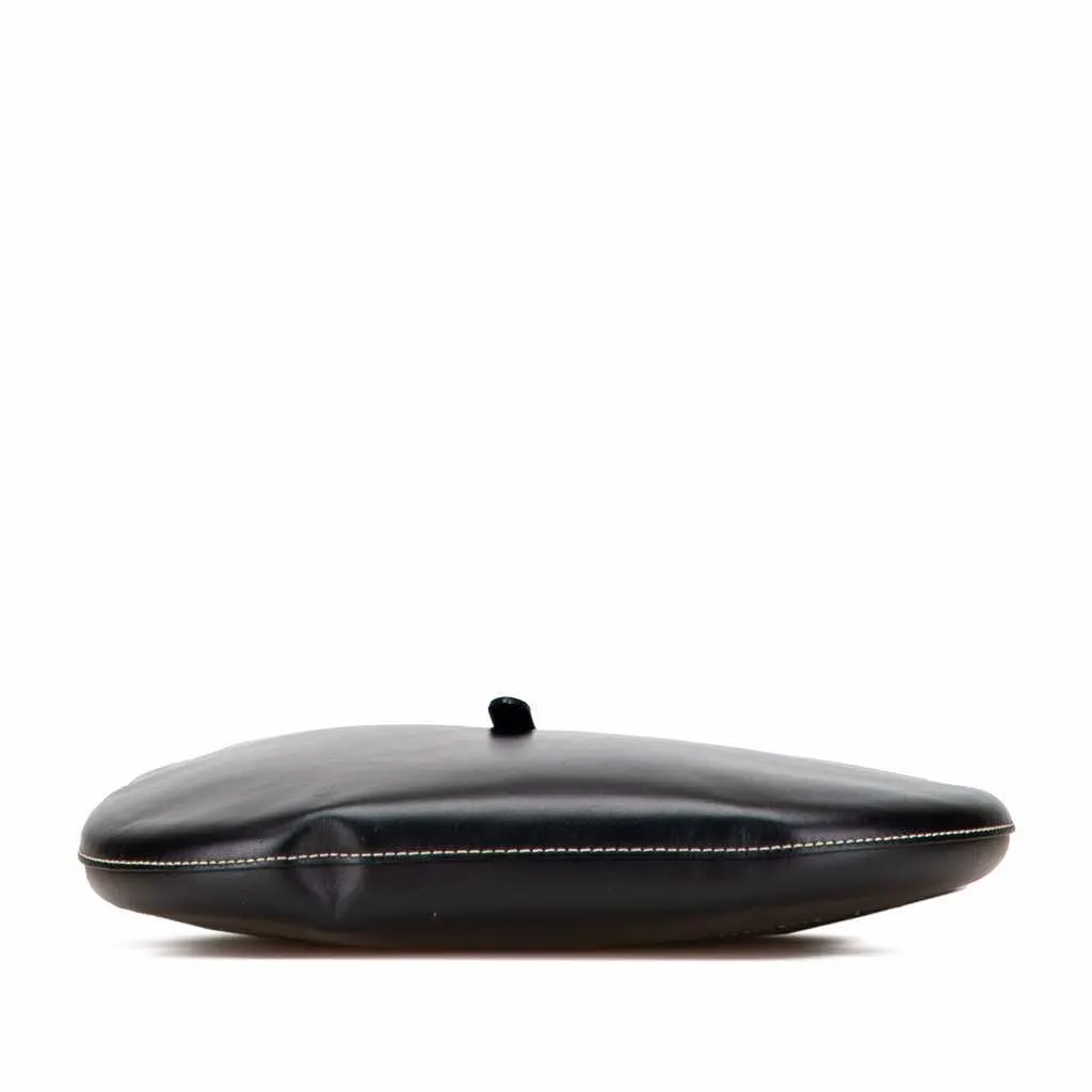 Burberry Leather TB Anne Hobo Black Leather Good - Inside View