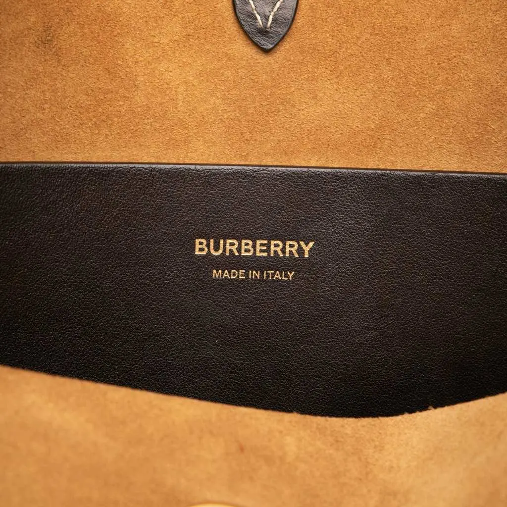 Burberry Leather TB Anne Hobo Black Leather Good - Box View
