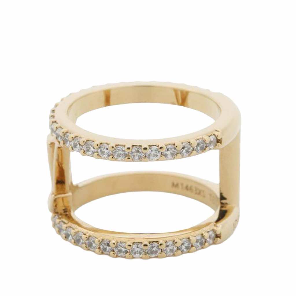 Louis Vuitton Gold Plated LV Iconic Ring XS - 2