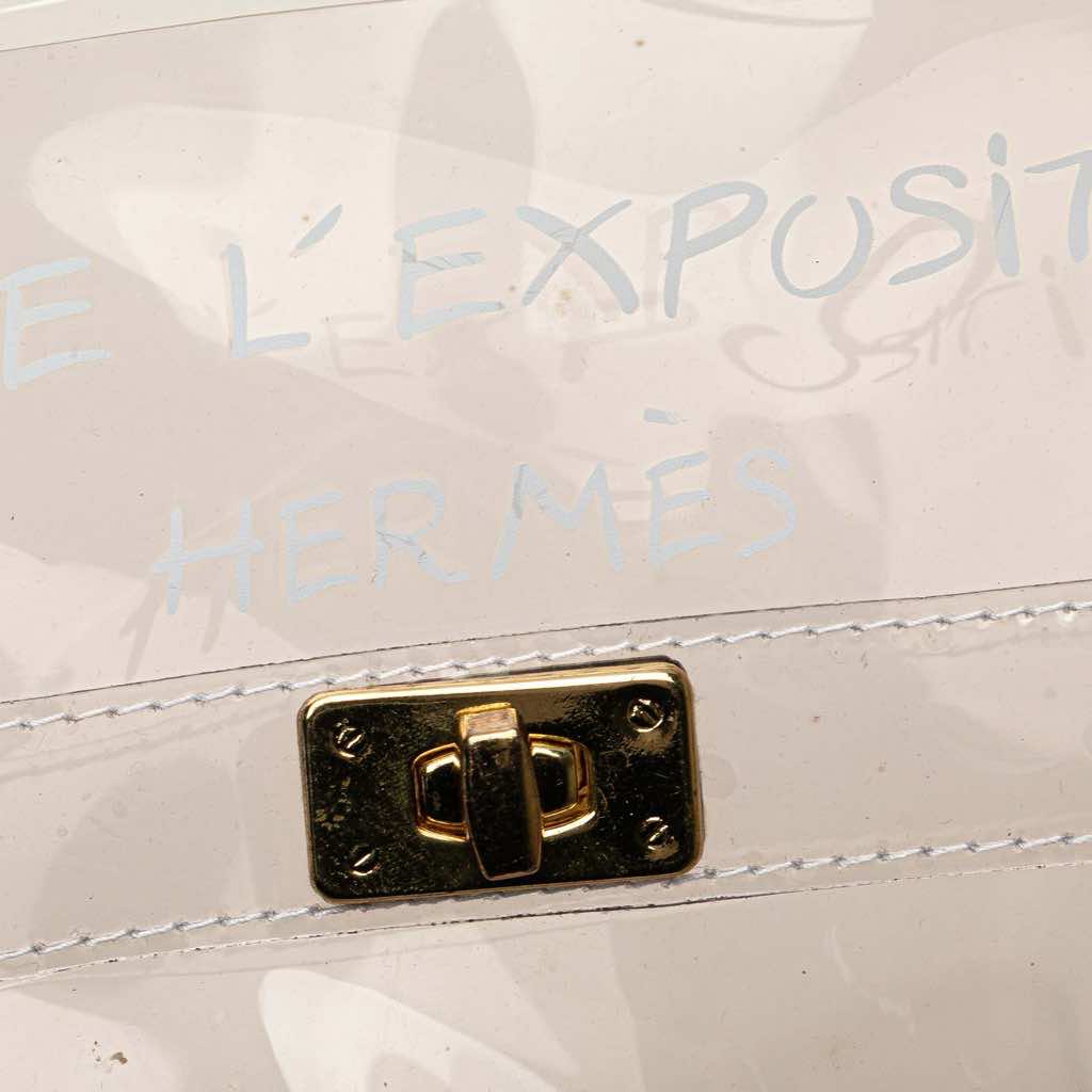 Hermès Vinyl Souvenir De L Exposition Kelly Handbag - 5
