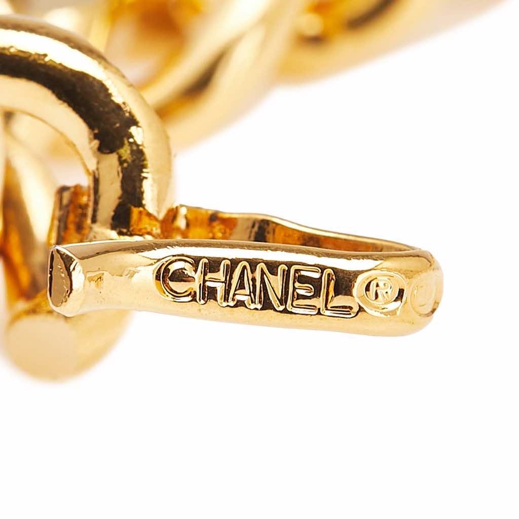Chanel Gold Plated CC Medallion Chain Belt - 4
