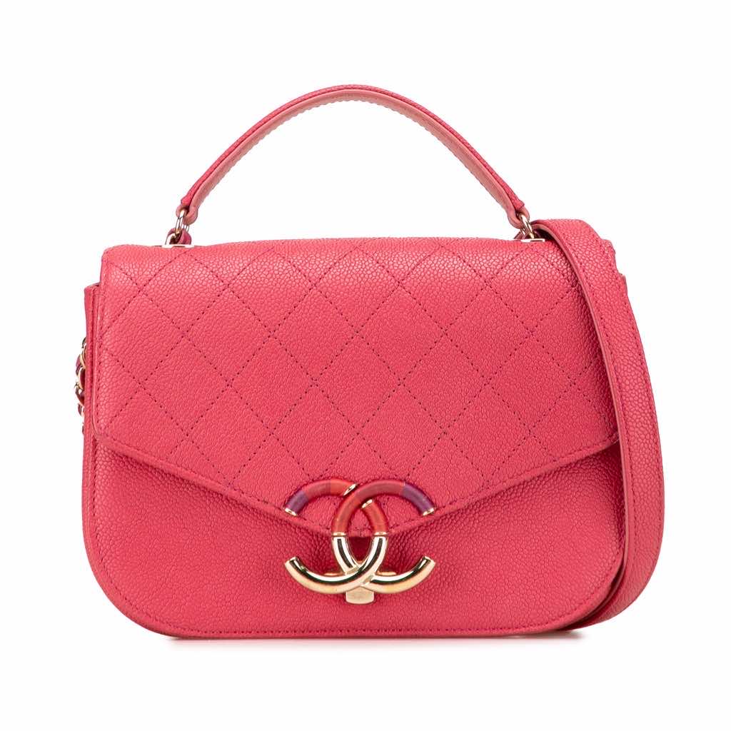 Chanel Small Caviar Paris Cuba Thread Around Flap