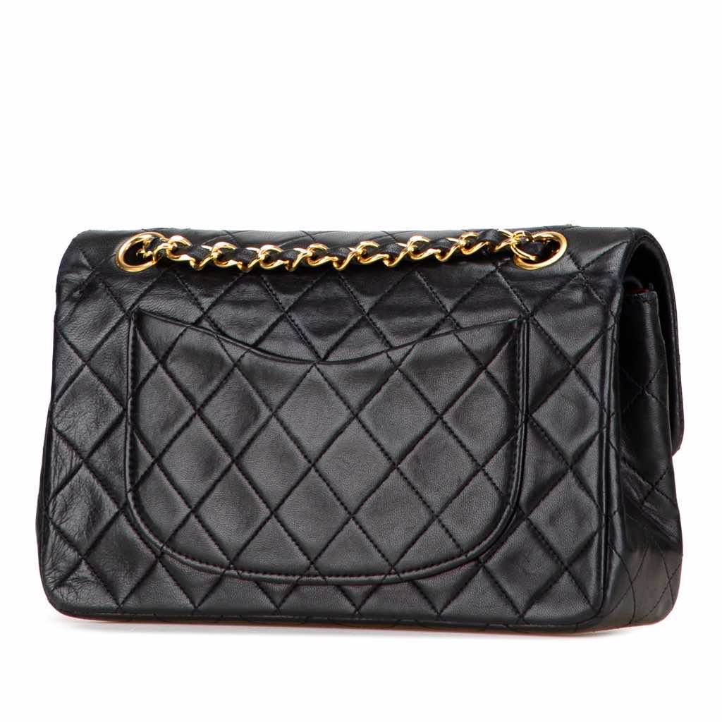 Chanel Small Classic Lambskin Double Flap - Back view