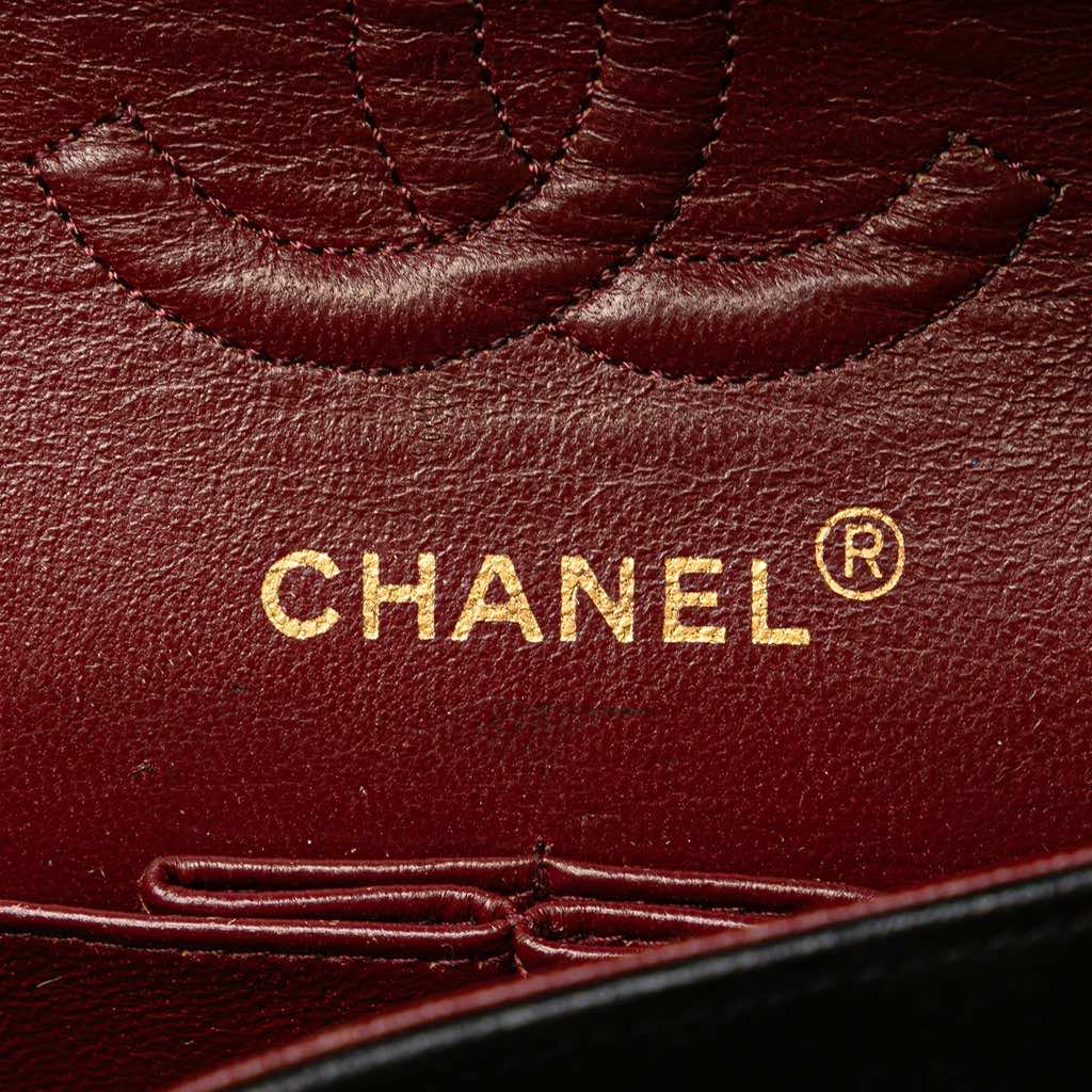 Chanel Small Classic Lambskin Double Flap - Side view