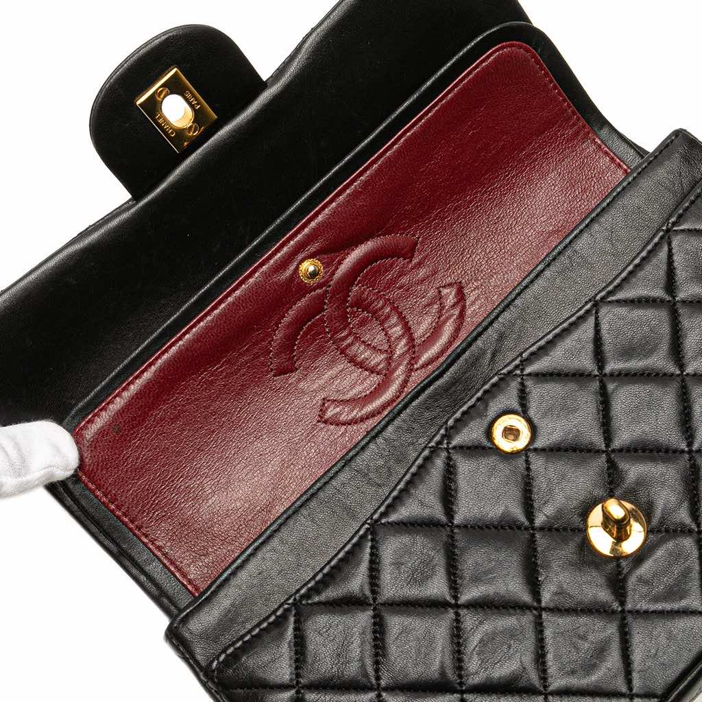 Chanel Small Classic Lambskin Double Flap - Image 11