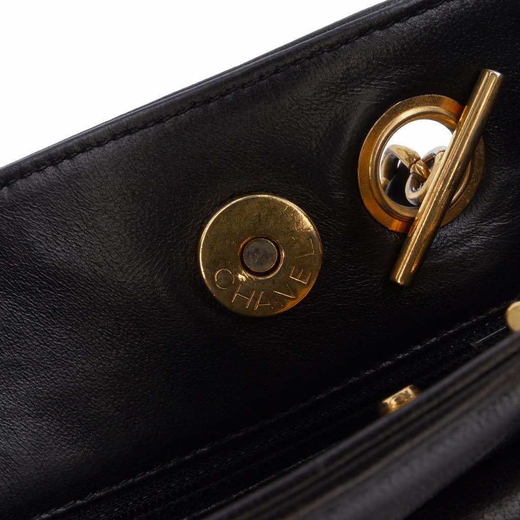 Chanel CC Lambskin Front Pocket Tote - 5