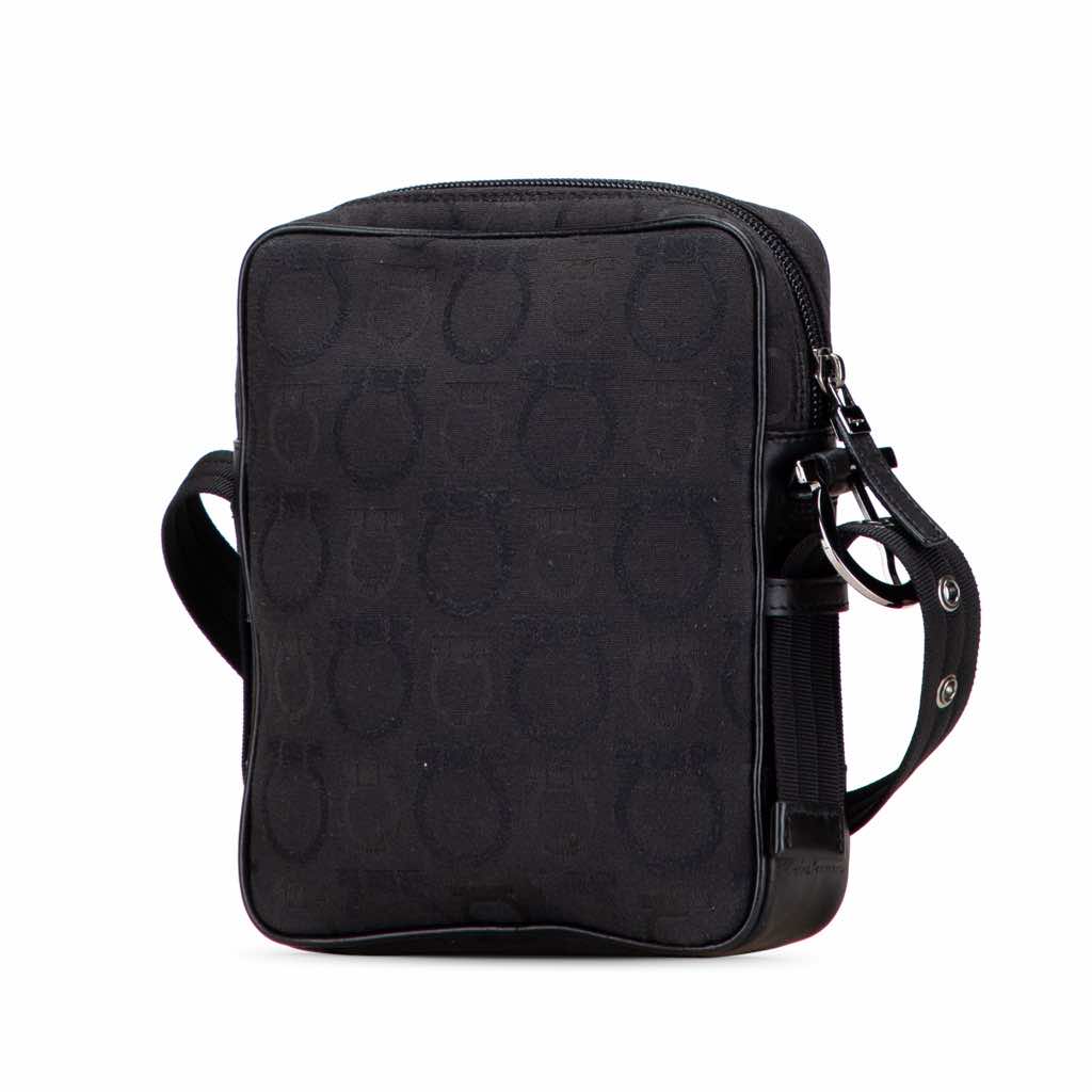 Salvatore Ferragamo Gancini Canvas Crossbody - 2